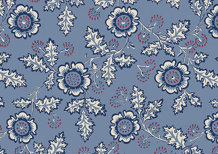 Land & Shore River, Blue Red - Twist&Fit Roman Blind - Image 8